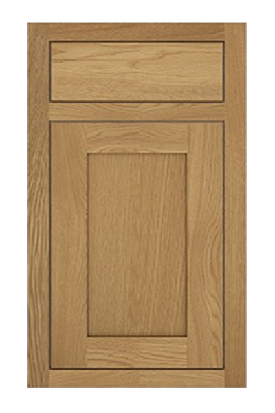 Inset Hazelnut Oak