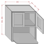 Wall Microwave Cabinets