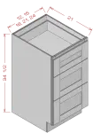 Vanity Base Drawers