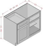 Blind Corner Base