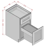 Base Wastebasket