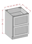 2-Drawer Base