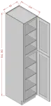 18" Wide Utility Cabinets