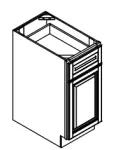 1 Door 1 Drawer Base Cabinets