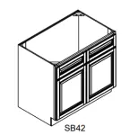 2 Drawer Sink Base Cabinet