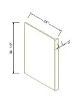Dishwasher Return End Panel