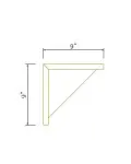Corbels-Sbs9X9X3