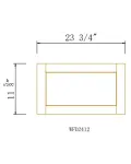 24" W Wall Decorative Panels