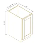 Full Height Door Bases-1Door