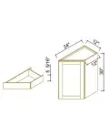 Base End Angle Cabinet