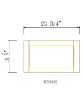 24" W Wall Decorative Panels