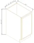 Full Height Door Bases-1Door