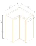 18" H Easy Reach Wall Cabinet