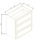 Vanity Wall Drawer Cabinets