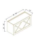 Wall Wine Rack With X Divider Cube Insert