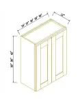 42"H Double Doors Wall Cabinets