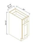 Single Door Single Drawer Bases
