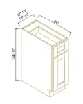 Single Door Single Drawer Bases