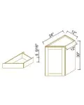 Base End Angle Cabinet