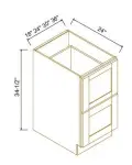 Two Drawer Bases