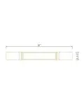 Square Decorative Leg-Large