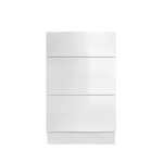 in White  Full Height Base Cabinets