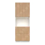 Microwave Oven Cabinets with Bottom Drawers