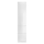 in White  Pantry Finish Pantry Cabinets with Inverted Door