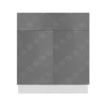 in Gray  Sink Base Cabinets