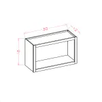 Wall Open Cabinet