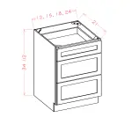 Vanity Drawer Bases