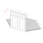 Diagonal Corner Sink Kit