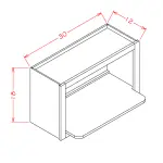 Wall Microwave Cabinet Kit
