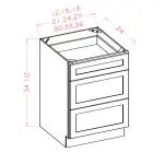 Three Drawer Bases