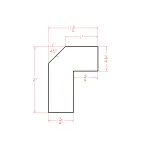 Angle Light Rail Moulding