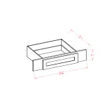 Vanity Knee Drawer