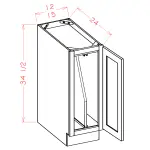 Full Height Door Tray Divider Base Kits