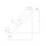 Large Angle Crown Moulding (3"H)