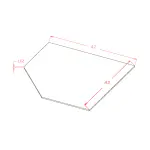 Diagonal Corner Sink Base Floor