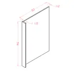 30"W Refrigerator End Panel
