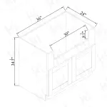 Farm Sink Base Cabinet